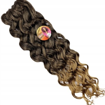 Rastafri Afroloki Syntetyczne Włosy Loki Do Wplotu Hawaii Curl ombre