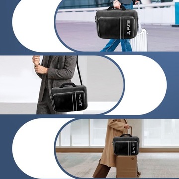 ПОРТАТИВНАЯ ДОРОЖНАЯ СУМКА ДЛЯ ХРАНЕНИЯ КОНСОЛИ PS5, ЧЕРНАЯ