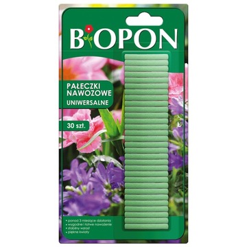 BIOPON PAŁECZKI NAWOZOWE UNIWERSALNE 30szt