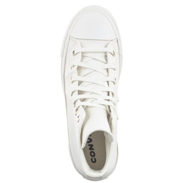 Buty Trampki za Kostkę Converse CTAS Lift Hi Vintage White Białe