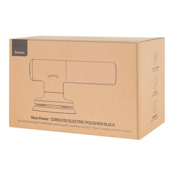 ЭЛЕКТРОПОЛИРОВКА ДЛЯ АВТОМОБИЛЕЙ Baseus 30 Вт аккумуляторная ПОЛИРОВАЛЬНАЯ МАШИНА