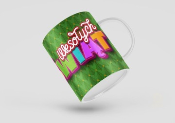 Świąteczny kubek projekty prezent Wesołych świąt