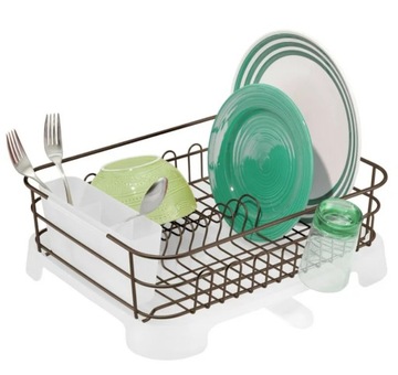 DUŻA SUSZARKA DO NACZYŃ STOJĄCA OCIEKACZ Z TACKĄ