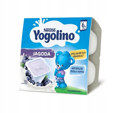 NESTLE YOGOLINO deserek dla dzieci jagoda 400g