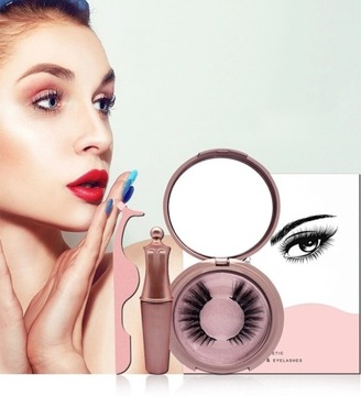 МАГНИТНЫЕ ИСКУССТВЕННЫЕ РЕСНИЦЫ 7 ПАР пинцетов для подводки глаз