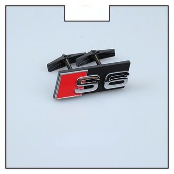 Logo Emblemat Znaczek Audi S6 na Grill Chrom