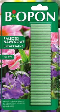 BIOPON PAŁECZKI NAWOZOWE DO KWIATÓW UNIWERSALNE 30