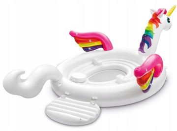 ОГРОМНЫЙ ПЛАВАЮЩИЙ ОСТРОВ ГИГАНТСКИЙ ЕДИНОРОГ ДЛЯ 4 ЧЕЛОВЕК 503 СМ INTEX 57266