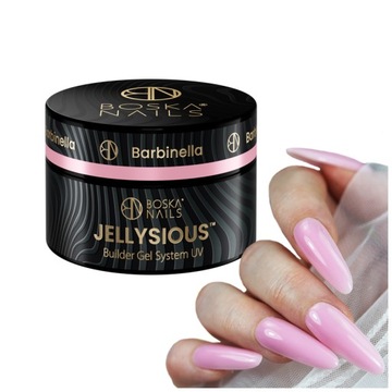 Boska Nails Barbinella żel budujący do paznokci różowy 15ml