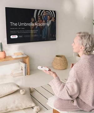 МУЛЬТИМЕДИЙНЫЙ ПЛЕЕР Google Chromecast 4.0 4K с Google TV BT WiFi 5