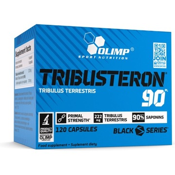 OLIMP TRIBUSTERON 90 120kaps BOOSTER TESTOSTERONU TRIBULUS TERRRSTRIS