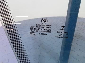 BMW 3 GT F34 SKLO (OKNO) DVEŘE PŘEDNÍ PRAVÁ