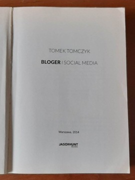 Томек Томчик - Блогер и социальные сети