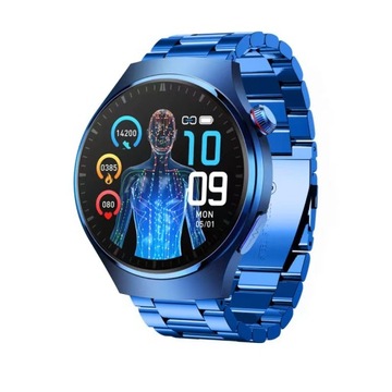 Smartwatch JG Smart ZEGAREK POLSKIE MENU KARDIOWATCH EKG niebieski
