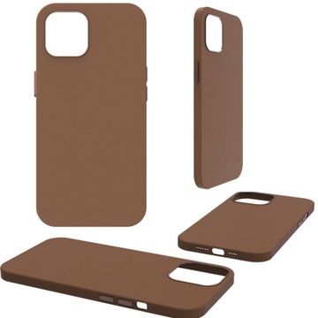 Etui JCPal iPhone 13 MINI - Skórzany Look, Brązowe, Premium Ochrona