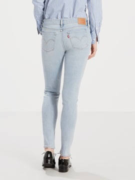 Levis Damskie dżinsy 711 Skinny Lets Run Away 18881-0200-28/30