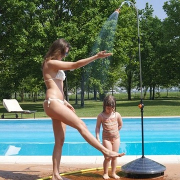 садовый душ, солнечный душ с обогревателем