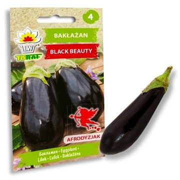 Nasiona warzyw Bakłażan Black Beuty AFRODYZJAK
