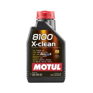 MOTUL 8100 X-CLEAN 5W40 1L BMW LL-04 MB-229.51