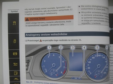 VW Passat B8 2019-2021 Руководство пользователя на польском языке VW Passat Variant B8 цвет