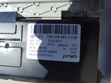 LAMPA POLSTROVÁNÍ PANEL WEBASTO VW TRANSPORTER T6