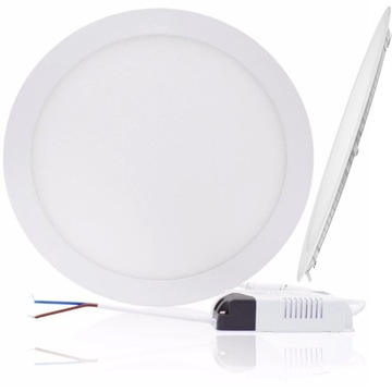 PANEL PLAFON LED NATYNKOWY 24W NIEMRUGAJĄCY CCD XL