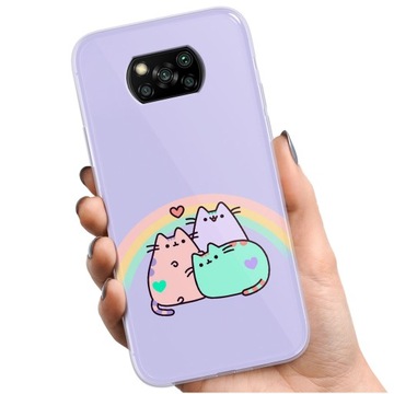 ETUI CASE SILIKONOWE PLECKI NA TELEFON DO XIAOMI POCO X3 X3 PRO WZORY