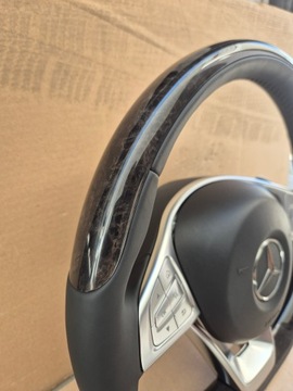 Красивое деревянное рулевое колесо Mercedes AMG W222 C217 CLS W218 W205 GLK GLC