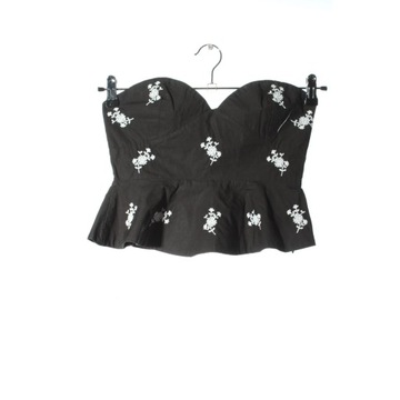 ZARA Top gorsetowy Rozm. EU 36 czarny Bustier Top