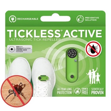 TICKLESS ACTIVE GREEN ULTRADŹWIĘKOWA OCHRONA KLESZCZY DLA AKTYWNYCH DOROSŁY