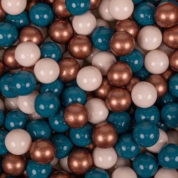 KiddyMoon Plastikowe kulki piłeczki 7cm 200 sztuk