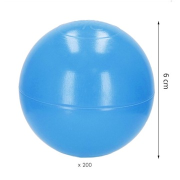 ШАРЫ ШАРЫ РАЗНОЦВЕТНЫЕ ШАРЫ СМЕСЬ ДЛЯ РУЧКИ ДЛЯ БАССЕЙНА 200 шт. СЕРТИФИКАТ CE