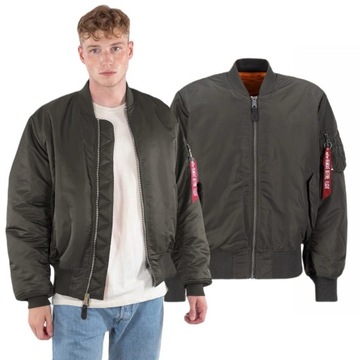 Kurtka Alpha Industries MA-1 100101 04 Szara 5XL