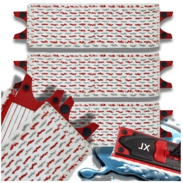 3x WKŁAD ZAMIENNIK ZAPAS DO MOPA VILEDA PŁASKI ULTRA MAX ULTRAMAX XL 42CM