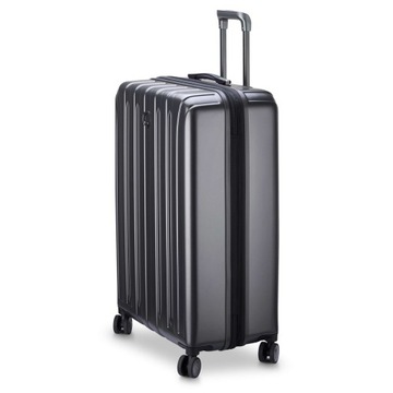 Большой дорожный чемодан на колесах, темно-синий - Delsey Titanium 82 см