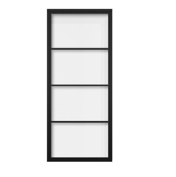 Раздвижные двери стеклянные чердак vobi 90x210 молоко