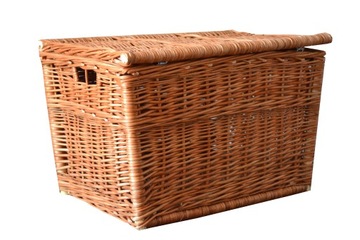 KOSZ WIKLINOWY SKRZYNIA 50 CM Z WIKLINY NATURALNY KUFER