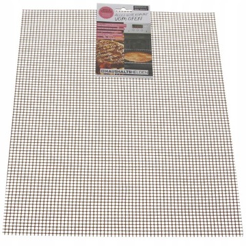 MATA DO GRILLOWANIA PIECZENIA TEFLONOWA NA GRILLA SIATKA WIELORAZOWA 42x36