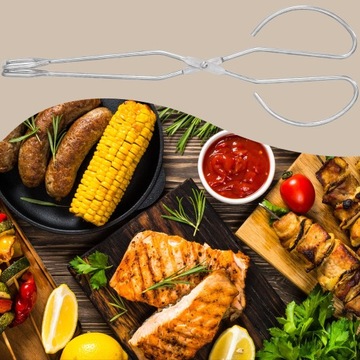 Щипцы для гриля кухонные ножницы 27 см из нержавеющей стали для мяса