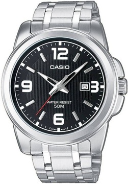 Zegarek męski srebrny Casio MTP-1314D-1AVEF casual