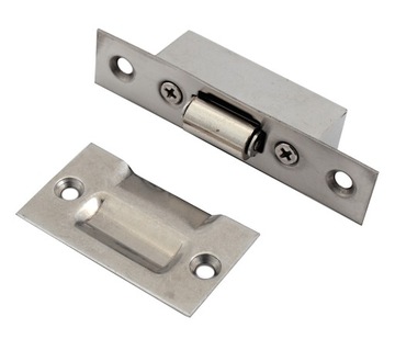 ZAMEK DO DRZWI ROLKOWY ZATRZASKOWY 90/72/53 MM STAL NIERDZEWNA