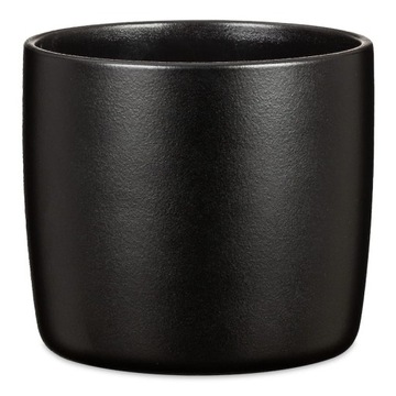 Ceramiczna osłonka na doniczkę Scheurich czarna 15
