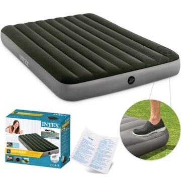 MATERAC DMUCHANY Z POMPKĄ NOŻNĄ INTEX 64763