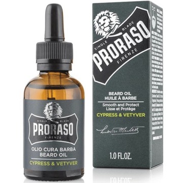 Olejek do brody PRORASO Cypress Vetyver 30ml