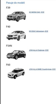 PŘÍVOD BMW X2 F39 1 F40 3.5I MINI F54 F60 JCW