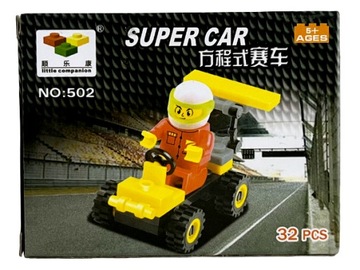 ZESTAW KLOCKI TYPU LEGO SAMOCHÓD AUTO