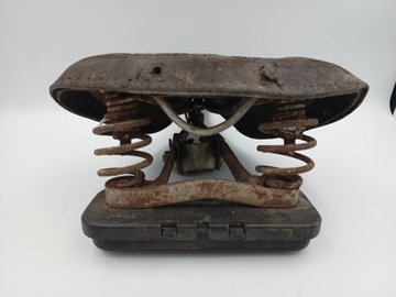 СТАРОЕ КОЖАНОЕ ВЕЛОСИПЕДНОЕ СИДЕНИЕ ОТ PRL