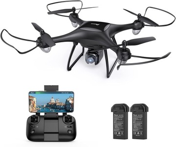 DRON POTENSIC DREAMER MINI CZARNY FULLHD 1080P 2 AKUMULATORY