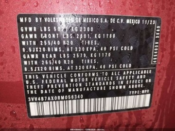 Volkswagen Tiguan II SUV Facelifting 2.0 TSI 190KM 2023 Volkswagen Tiguan 2.0 190 KM, 4x4, SEL R-LINE, VC, autoryzowany przedstawi, zdjęcie 8