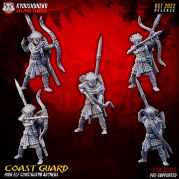 Coast Guard Archers x5 - Kyoushenko Miniatures